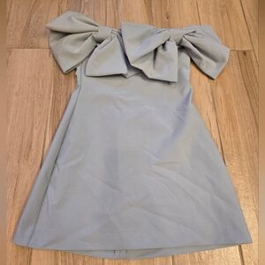 Zara Double Bow Mini Dress, S